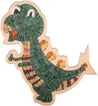 Mozaic de piatră Neptune Mosaic - Stegozaur, drept