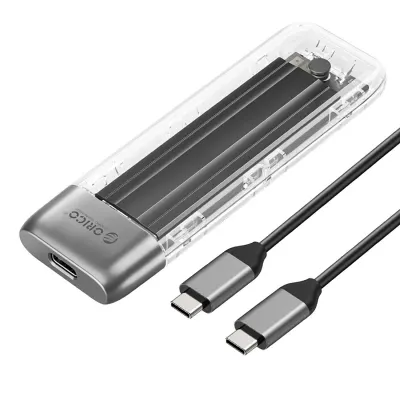 Rack extern SSD M.2 ORICO, 10Gbps, NVMe,USB-C, Gri