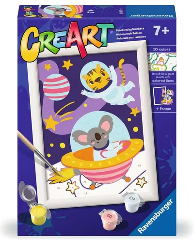 Set de pictură pe numere Ravensburger CreArt - Astronauți