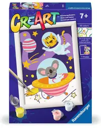 Set de pictură pe numere Ravensburger CreArt - Astronauți