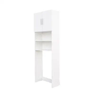 Dulap masina de spalat, 2 usi, alb, 65x30x190.5 cm
