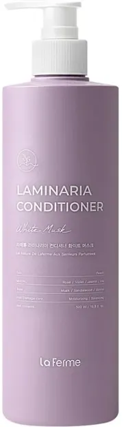 Laferme Laminaria Balsam pentru păr uscat White Musk, 500 ml