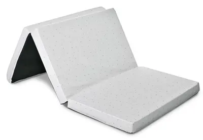 Saltea pliabila de voiaj, Lorelli, spuma elastica, 60 x 120 x 5 cm, Grey Sky