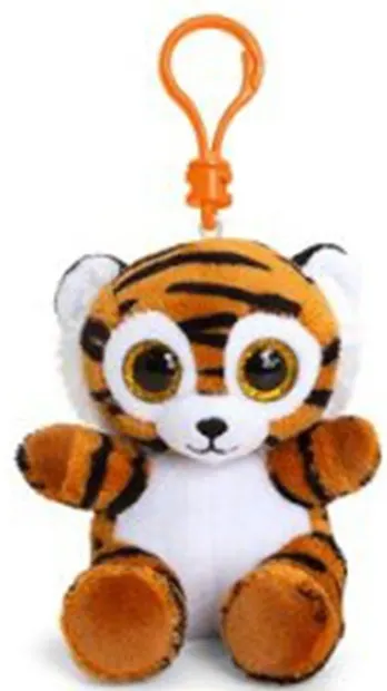 Jucarie de plus cu clips pentru rucsac Jucarii Keel - Tigger, 12 cm