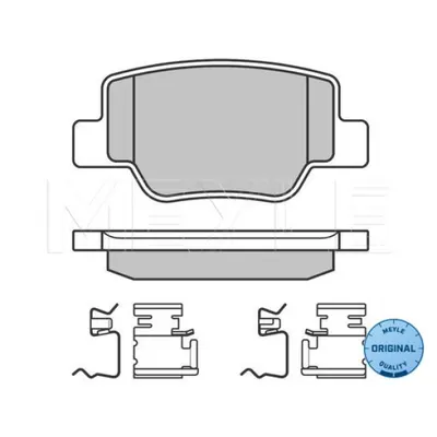 Set placute frana, frana disc MEYLE 025 249 2616/W