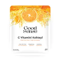 Mască Facială Iluminatoare cu Vitamina C Pentru o Piele Vizibil Mai Luminoasă Good Sense Vitamin C Cocktail