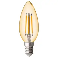 Bec LED cu filament dimabil, tip lumanare, 4W, E14, 2500K, 220-240V AC