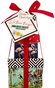 Dirty Works Set cadou Happy Hooladays Mini Bath Treats, 3 piese