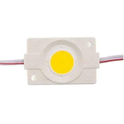 Modul LED COB ALB 9 LED-uri 2.4W/200lm/IP65/12V