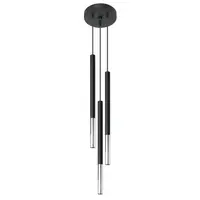 Lampa suspendata MOZAICA 3P negru/crom