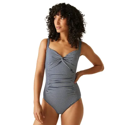 Costum De Baie One-Piece NATAȚIE Regatta Controlul Burtei Cu Dungi Femei