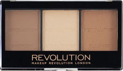 Makeup Revolution Paletă de conturare Ultra Sculpt &amp; Cont C 04, 3 culori