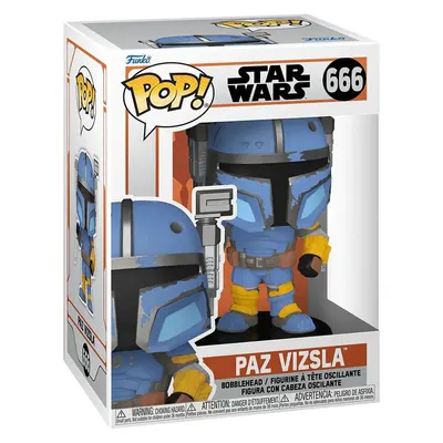 Figurina de colectie Funko Pop Disney Star Wars The Mandaorian Paz Vizsla 666 Bobble Head