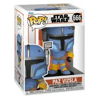Figurina de colectie Funko Pop Disney Star Wars The Mandaorian Paz Vizsla 666 Bobble Head
