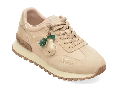 Pantofi sport GRYXX bej, 260038, din material textil si piele naturala