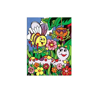Prima mea pictura pe numere Royal Brush Junior Insectele Vara 23x30 cm