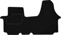 Covorase auto (fata, velur, 2 bucati, culoare negru, versiune lunga) OPEL VIVARO A dupa 2001