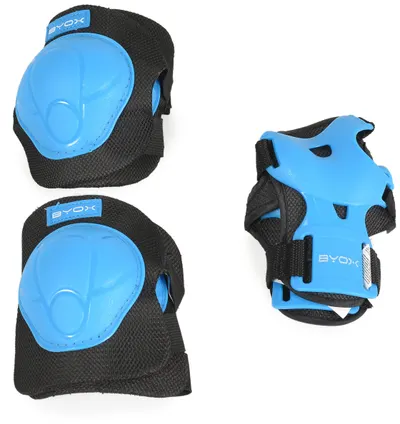 Set de protectori pentru copii Byox - H110, clasa A, albastru, până la 25 kg