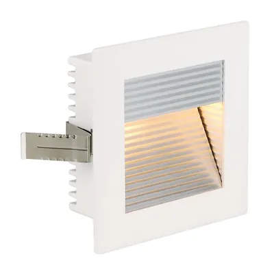 Spot incastrat, FLAT FRAME Curbat Wall lights G4, white