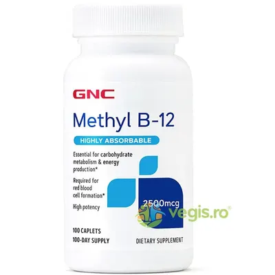 Methyl B-12 (Vitamina B-12 Metilcobalamina) 2500mcg 100tb