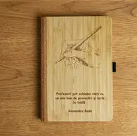 Caiet elegance personalizat pentru profesori