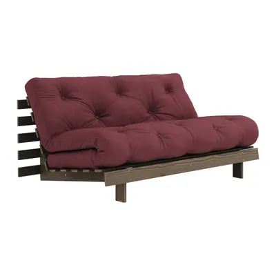 Canapea burgundy extensibilă 160 cm Roots – Karup Design