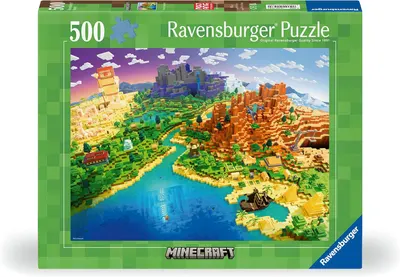 Puzzle Ravensburger din 500 piese - Minecraft