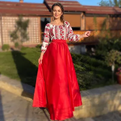 Rochie Stilizata Traditional cu imprimeu Elena 15