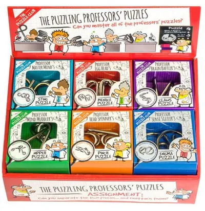 Puzzle logic Professor Puzzle - The Puzzle Club, sortiment