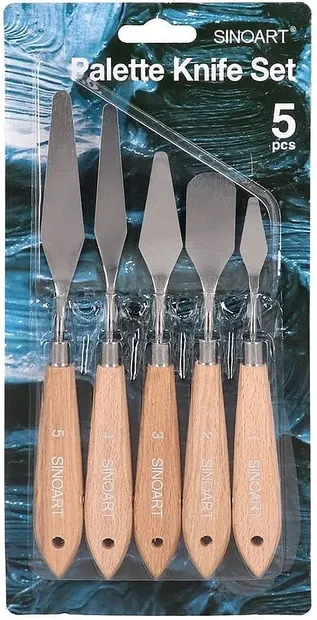 Set spatule pentru pictură Standart - 5 bucăți