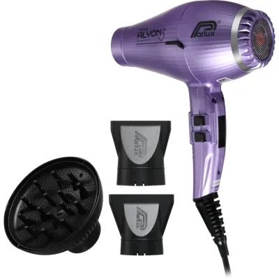 Parlux Alyon Air Ionizer Tech Lilac Edition uscător de păr profesional, cu ionizator + difuzor 1 buc
