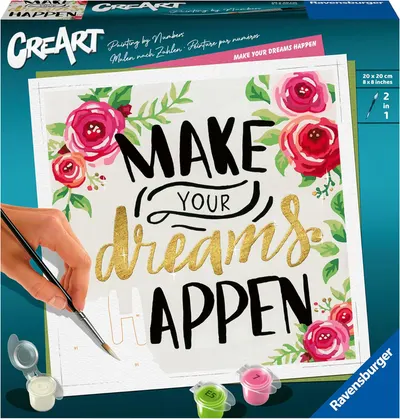 Set de pictură după numere Ravensburger CreArt - Urmează-ţi visul