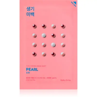 Holika Holika Pure Essence Pearl Masca de celule cu efect lucios 20 ml