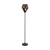 Lampa pardoseala CARLTON 1 negru, copper 220-240V,50/60Hz