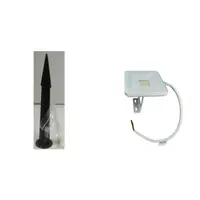 Pachet Brat Montaj Pamant Proiector + Proiector LED 20W Alb Lumina Calda