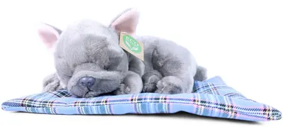 Jucărie de pluș Rappa Eco Friends - Bulldog francez, 23 cm