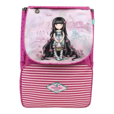 Rucsac cu clapeta Gorjuss Cityscape Rosebud