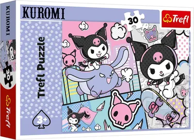 Puzzle pentru copii Trefl din 30 piese- Distrează-te cu Kuromi