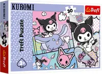 Puzzle pentru copii Trefl din 30 piese- Distrează-te cu Kuromi