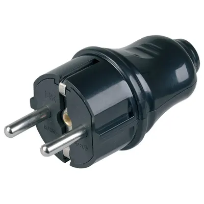 VPp10-02-ST Priza dismountable directcu impamantare ing contact 16A Negru