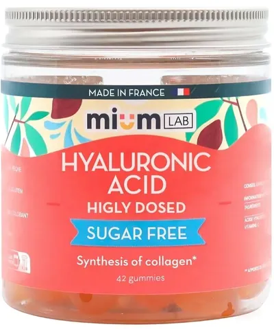 Hyaluronic Acid, 42 drageuri cu jeleu, Mium Lab