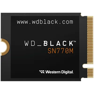SSD WD Black SN770M 1TB M.2 2230 PCIe Gen4 x4 NVMe, Read/Write: 5150/4900 MBps, IOPS 740K/800K, TBW: 600
