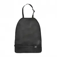 Organizator auto pentru copii Cangaroo Harbour Black,model universal,protejeaza scaunul din fata de murdarie,buzunare multiple,compartiment pentru servetele umede si sticla,dimensiune 59x43 cm