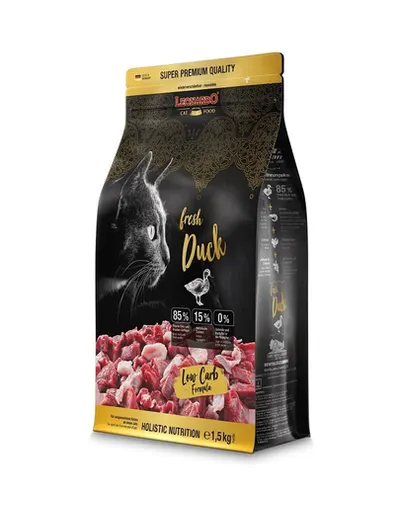 LEONARDO Fresh Duck & Poultry Hrana uscata pentru pisici, cu rata si pasare 1,5 kg