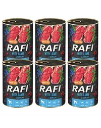 DOLINA NOTECI RAFI Hrana umeda pentru vaine, cu miel 6x800 g