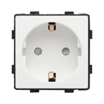 Priza schuko alb 16A, aparataj touch PULSAR NS