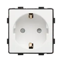 Priza schuko alb 16A, aparataj touch PULSAR NS