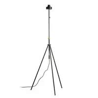 LUTON Lampa podea baza negru/brass 230V E27 40W