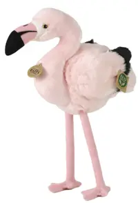 Jucărie de plus Rappa Eco Friends - Flamingo roz, 34 cm
