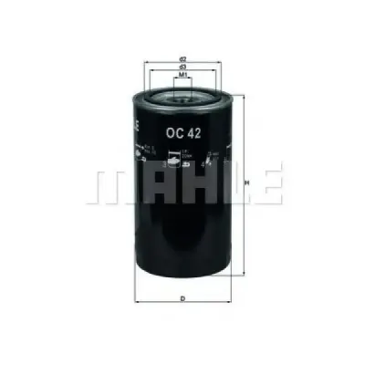 Filtru ulei MAHLE ORIGINAL OC 42